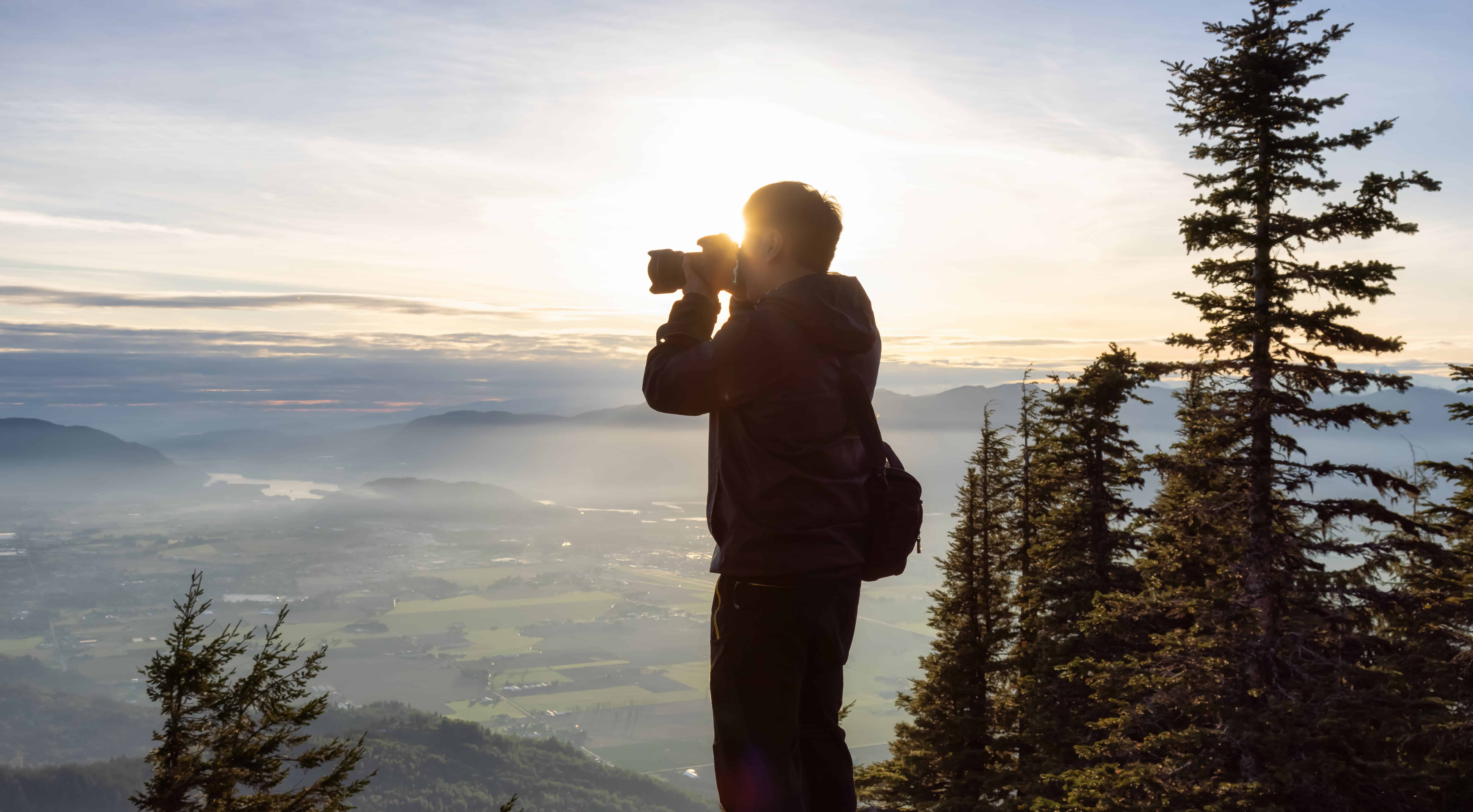 photographe en pleine nature